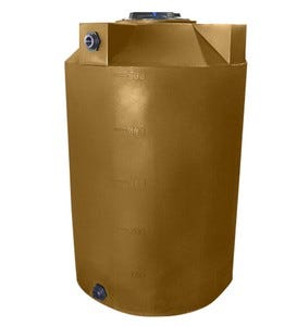 Buy 500 Gallon Plastic Vertical Water Storage Tank in Mocha by Snyder Industries of Mocha color for only $909.00