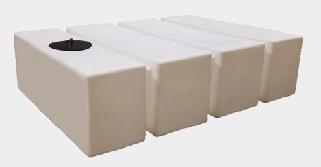 Buy 500 Gallon Rectangle Water Storage Tank in White by Bushman of White color for only $2,231.77