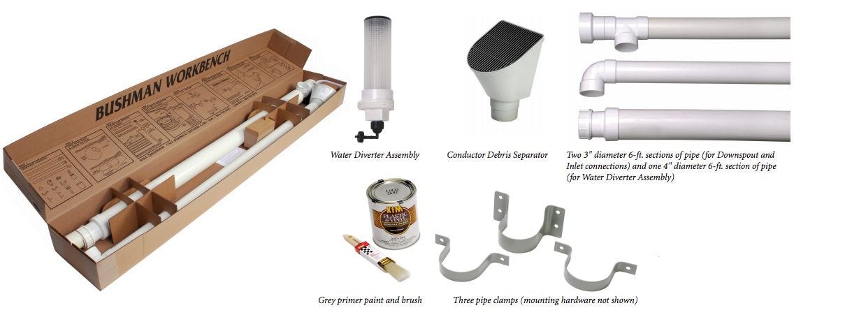 Buy First Flush Connection Kit with Pipe by Bushman for only $285.28