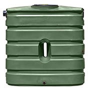 Buy 130 Gallon Plastic Vertical Rainwater Harvesting Tank with Slimline Design in Dark Brown by Bushman of Brown color for only $1,175.99