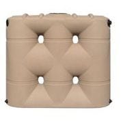 Buy 530 Gallon Plastic Vertical Rainwater Harvesting Tank with Slimline Design in Mocha by Bushman of Mocha color for only $1,848.99