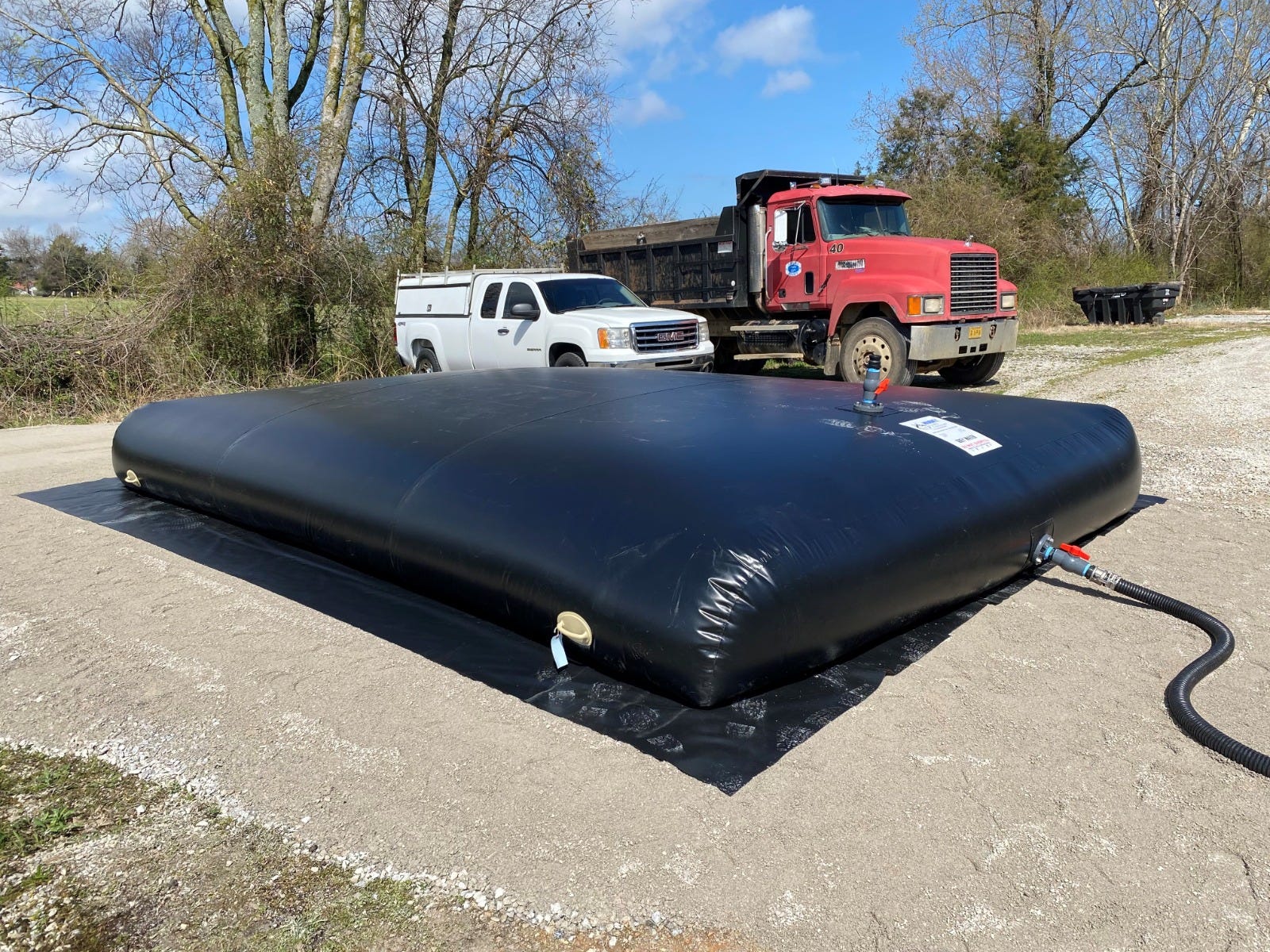 Buy 750 Gallon XR5 Chemical Resistant Bladder Tank by Husky Portable Containment for only $1,190.00