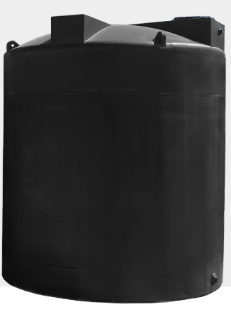 Buy 3000 Gallon Plastic Vertical Water Storage Tank in Black by Bushman of Black color for only $3,413.87