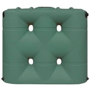 Buy 530 Gallon Slimline Rainwater Harvesting Tank in Dark Green by Bushman of Green color for only $1,699.99