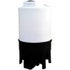 Buy 75 Gallon 20 Degree Plastic Cone Bottom Tank with Poly Stand by Chemtainer for only $899.99
