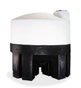 Buy 1000 Gallon 45 Degree Cone Bottom Tank in Black by Norwesco of White color for only $1,731.00