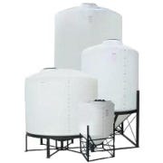Buy 500 Gallon 45 Degree Cone Bottom Tank in White by Norwesco of White color for only $989.99