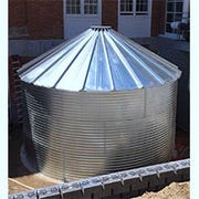 Buy 9500 Gallon Corrugated Steel Water Storage Tank with 30 Degree Roof by CWS Residential, Inc. for only $12,832.86