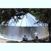 Buy 31,000 Gallon Corrugated Steel Water Storage Tank with Dome Roof by CWS Residential, Inc. for only $16,658.57