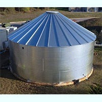Buy 24,000 Gallon Corrugated Steel Rainwater Harvesting Tank with Dome Roof by CWS Residential, Inc. for only $15,557.14