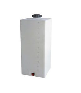 Buy 55 Gallon Plastic Vertical Liquid Storage Tank in White by DuraCast of White color for only $261.00
