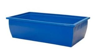 Buy 110 Gallon Rectangle Open Top Tank by DuraCast of White color for only $259.99