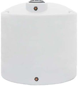 Buy 1200 Gallon Plastic Vertical Liquid Storage Tank in White by DuraCast of White color for only $1,649.99