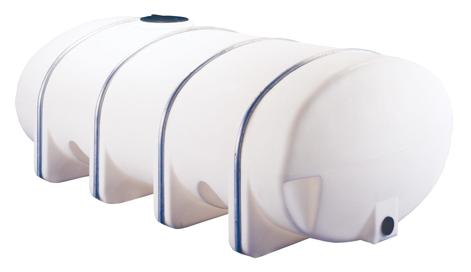 Buy 3250 Gallon Plastic Horizontal Elliptical Leg Tank in White by Norwesco of White color for only $7,649.99