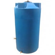 Buy 250 Gallon Plastic Vertical Emergency Water Storage Tank in Blue by Bushman of Blue color for only $749.99