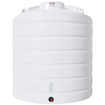 Buy 2600 Gallon Plastic Vertical Liquid Storage Tank in White by Enduraplas of White color for only $3,325.50