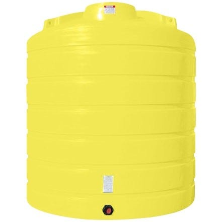Buy 2600 Gallon Plastic Vertical Liquid Storage Tank in Yellow by Enduraplas of Yellow color for only $3,325.50