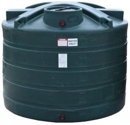 Buy 1350 Gallon Plastic Vertical Water Storage Tank in Black by Enduraplas of Black color for only $1,485.00