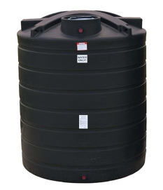Buy 2100 Gallon Plastic Vertical Water Storage Tank in Black by Enduraplas of Black color for only $1,858.50