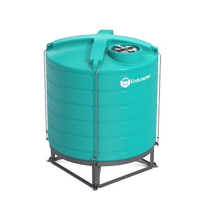 Buy 2000 Gallon 15 Degree Plastic Cone Bottom Tank with Stand by Enduraplas for only $5,566.50