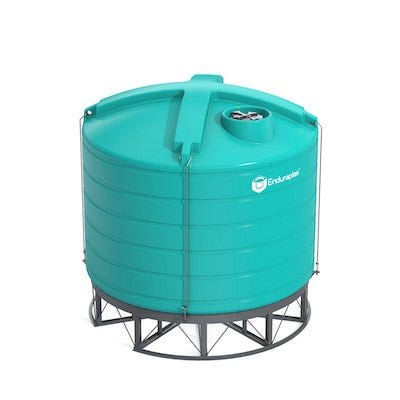 Buy 7000 Gallon 15 Degree Plastic Cone Bottom Tank with Stand by Enduraplas for only $18,265.50