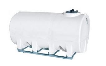 Buy 1900 Gallon Horizontal Sump Bottom Leg Tank with Frame in White by Enduraplas of White color for only $7,019.99