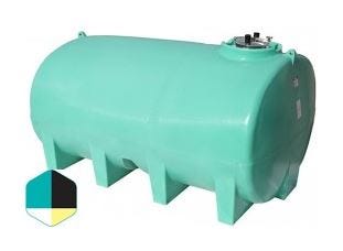 Buy 3200 Gallon Horizontal W/Sump No Frame in Faint Green by Enduraplas of Green color for only $8,563.50