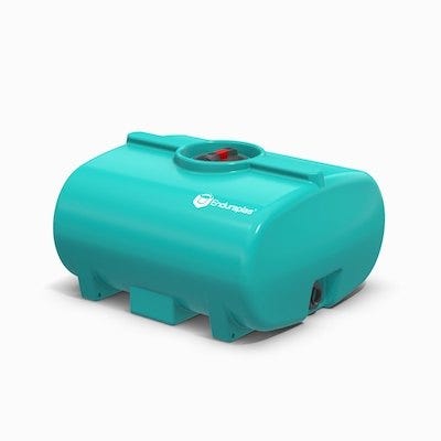 Buy 100 Gallon Plastic Horizontal Leg Tank in Faint Green by Enduraplas of Green color for only $648.00