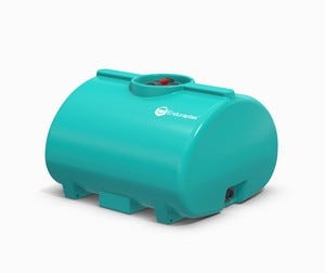 Buy 150 Gallon Plastic Horizontal Leg Tank in Faint Green by Enduraplas of Green color for only $729.00