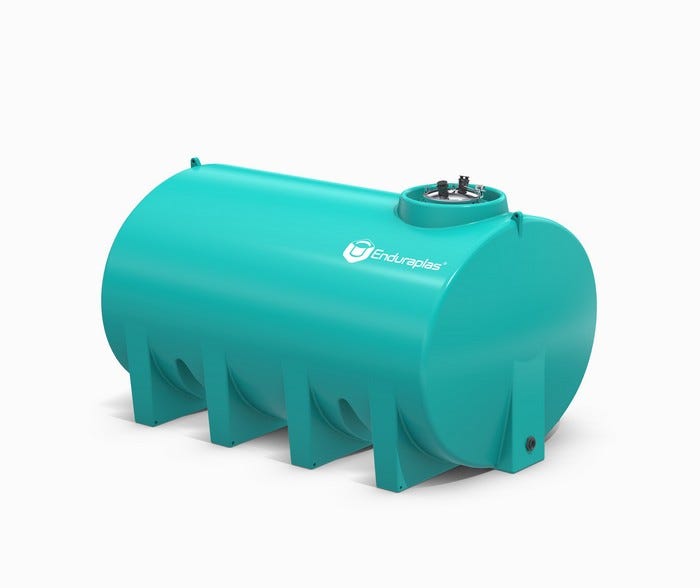 Buy 2500 Gallon Plastic Horizontal Leg Tank in Faint Green by Enduraplas of Green color for only $7,537.50
