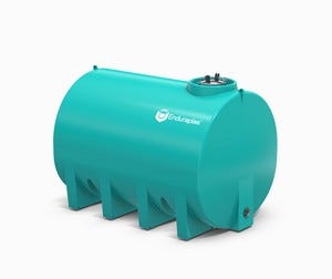 Buy 3000 Gallon Plastic Horizontal Leg Tank in Yellow by Enduraplas of Yellow color for only $9,472.50