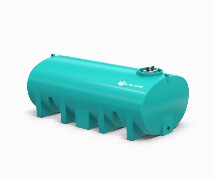 Buy 3500 Gallon Plastic Horizontal Leg Tank in Faint Green by Enduraplas of Green color for only $12,096.00