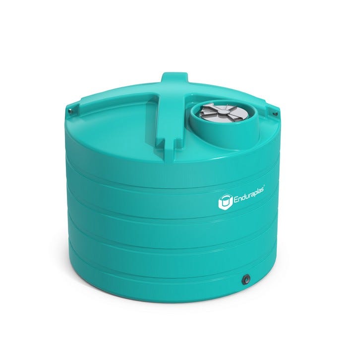 Buy 1350 Gallon Plastic Vertical Liquid Storage Tank by Enduraplas of Green color for only $1,665.00