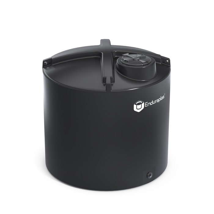 Buy 1400 Gallon Plastic Vertical Liquid Storage Tank in Black by Enduraplas of Black color for only $1,878.00