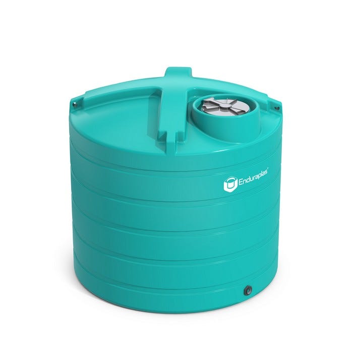 Buy 1550 Gallon Plastic Vertical Liquid Storage Tank in Faint Green by Enduraplas of Green color for only $1,678.50