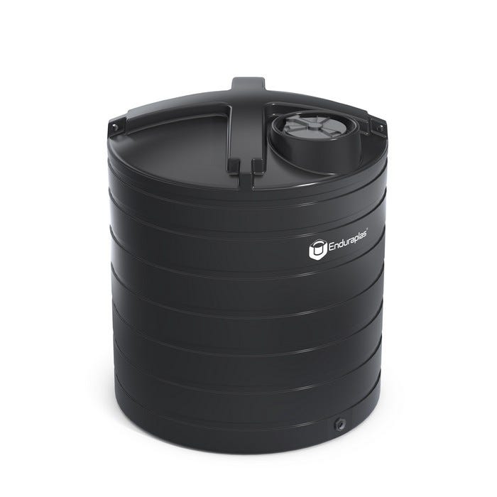 Buy 2100 Gallon Plastic Vertical Liquid Storage Tank in Black by Enduraplas of Black color for only $2,367.00