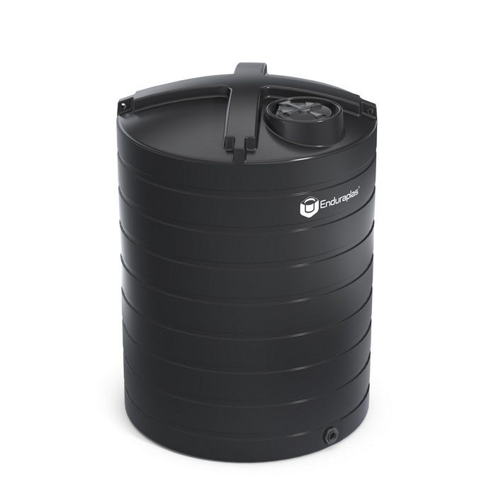 Buy 3000 Gallon Plastic Vertical Liquid Storage Tank in Black by Enduraplas of Black color for only $3,312.00