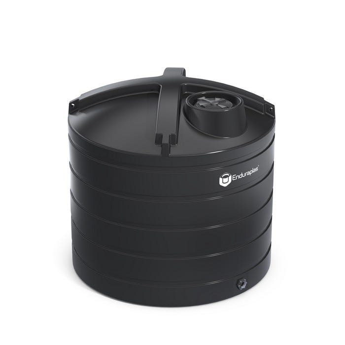 Buy 3200 Gallon Plastic Vertical Liquid Storage Tank in Black by Enduraplas of Black color for only $4,819.50