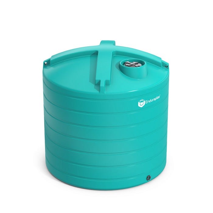 Buy 8000 Gallon Plastic Vertical Liquid Storage Tank in Faint Green by Enduraplas of Green color for only $12,582.00