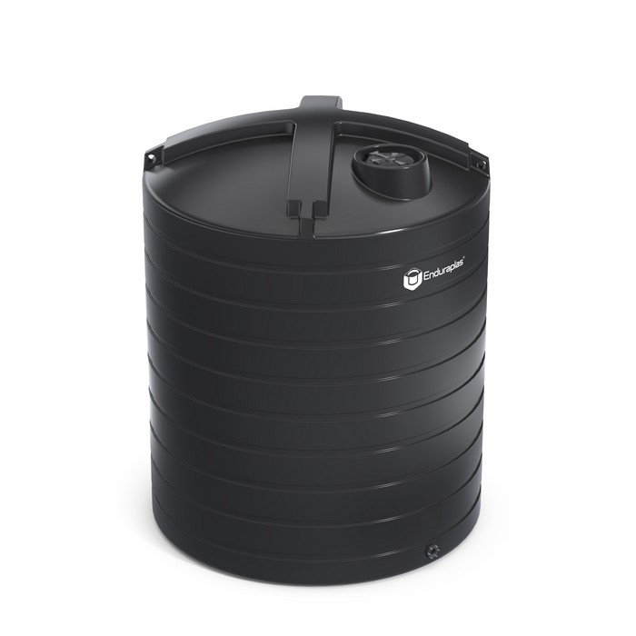 Buy 10000 Gallon Plastic Vertical Liquid Storage Tank in Black by Enduraplas of Black color for only $15,462.00