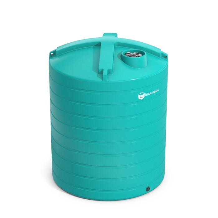 Buy 10000 Gallon Plastic Vertical Liquid Storage Tank in Faint Green by Enduraplas of Green color for only $15,115.50