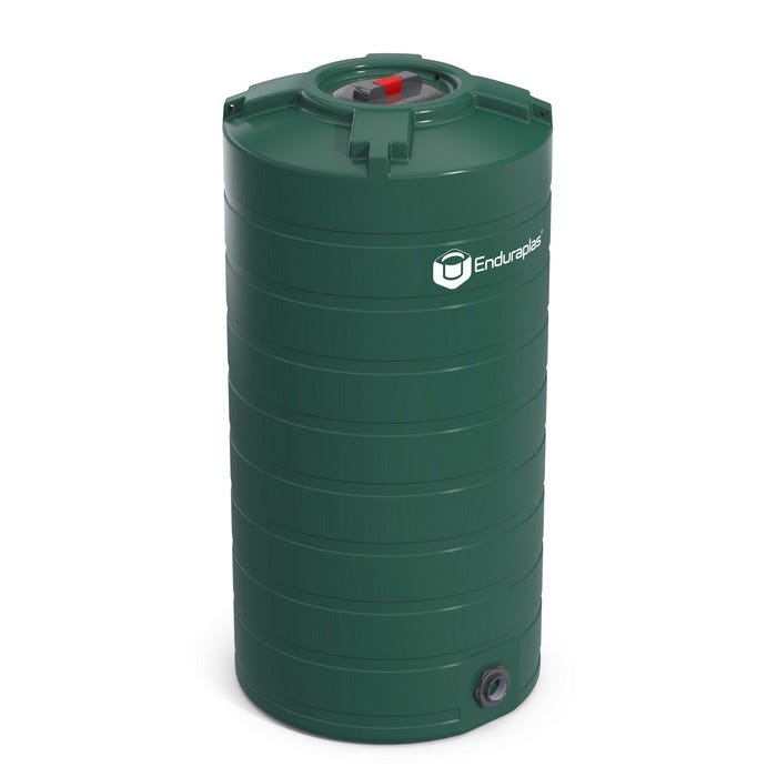Buy 150 Gallon Plastic Vertical Water Storage Tank in Dark Green by Enduraplas of Green color for only $445.99