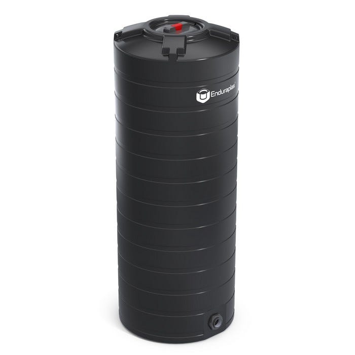 Buy 200 Gallon Plastic Vertical Water Storage Tank in Black by Enduraplas of Black color for only $557.88