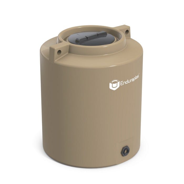 Buy 210 Gallon Plastic Vertical Water Storage Tank in Beige by Enduraplas of Beige color for only $531.00