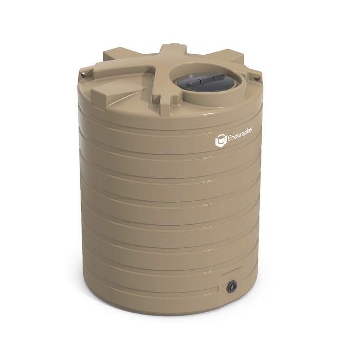 Buy 870 Gallon Plastic Vertical Rainwater Harvesting Tank in Beige by Enduraplas of Beige color for only $1,201.50