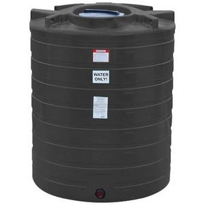 Buy 870 Gallon Plastic Vertical Water Storage Tank in Black by Enduraplas of Black color for only $1,199.99