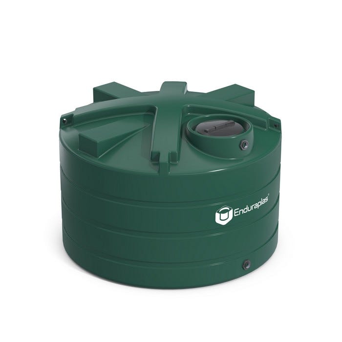 Buy 1200 Gallon Plastic Vertical Water Storage Tank in Dark Green by Enduraplas of Green color for only $1,404.00