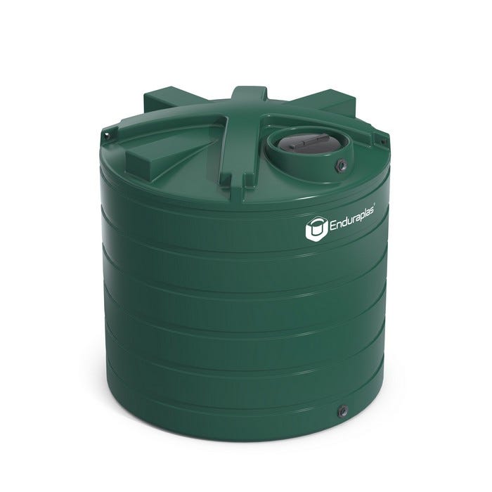 Buy 2000 Gallon Plastic Vertical Water Storage Tank in Dark Green by Enduraplas of Green color for only $1,867.99