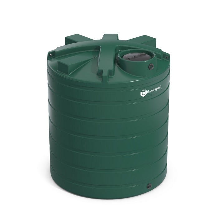 Buy 2100 Gallon Plastic Vertical Water Storage Tank in Dark Green by Enduraplas of Green color for only $1,858.99