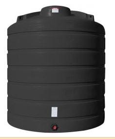 Buy 3100 Gallon Plastic Vertical Water Storage Tank in Black by Enduraplas of Black color for only $2,722.50